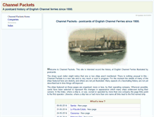 Tablet Screenshot of channel-packets.com